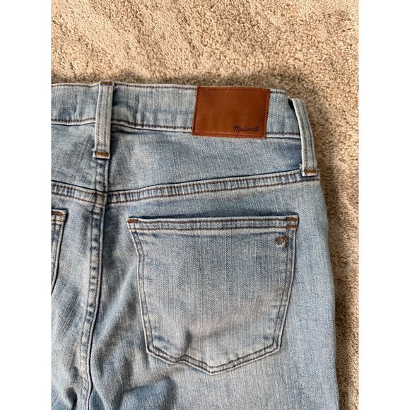 Madewell Womens High-Rise Button Fly Denim Stretch Jeans Distressed Size 28 - Picture 5 of 7